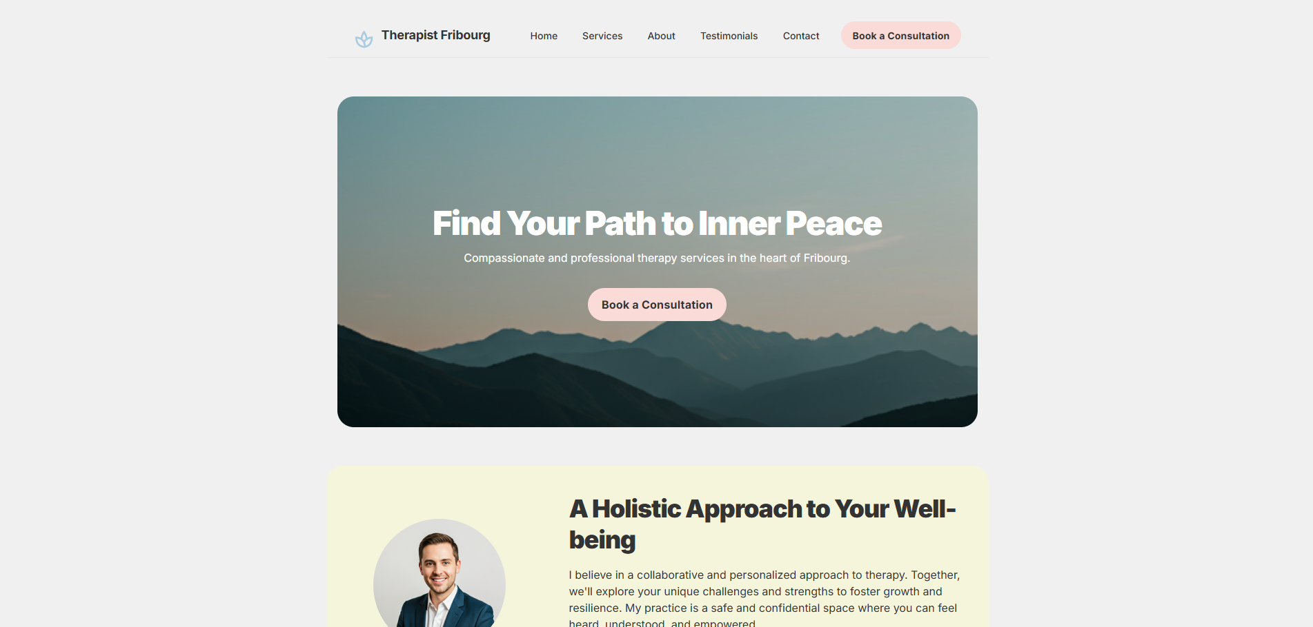 Exemple de site vitrine 3