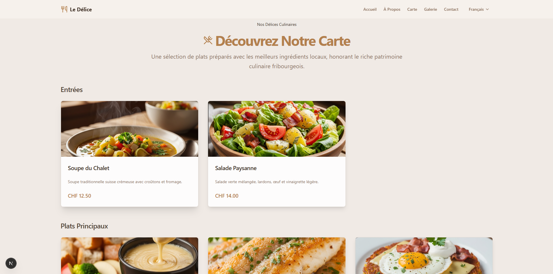 Exemple de site vitrine 6